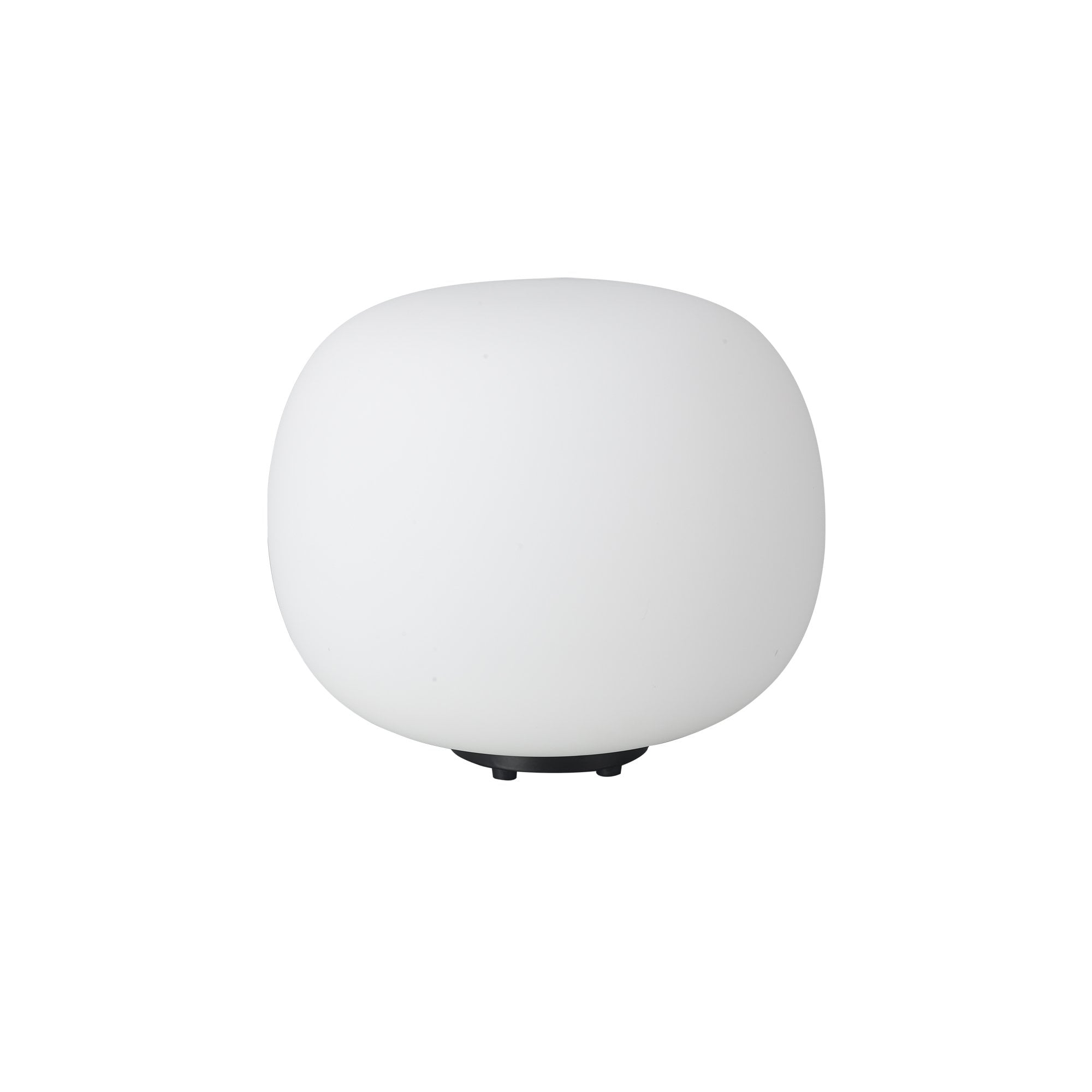 NL86449 Sabus 1 Light Table Lamp Matt Black Frosted White