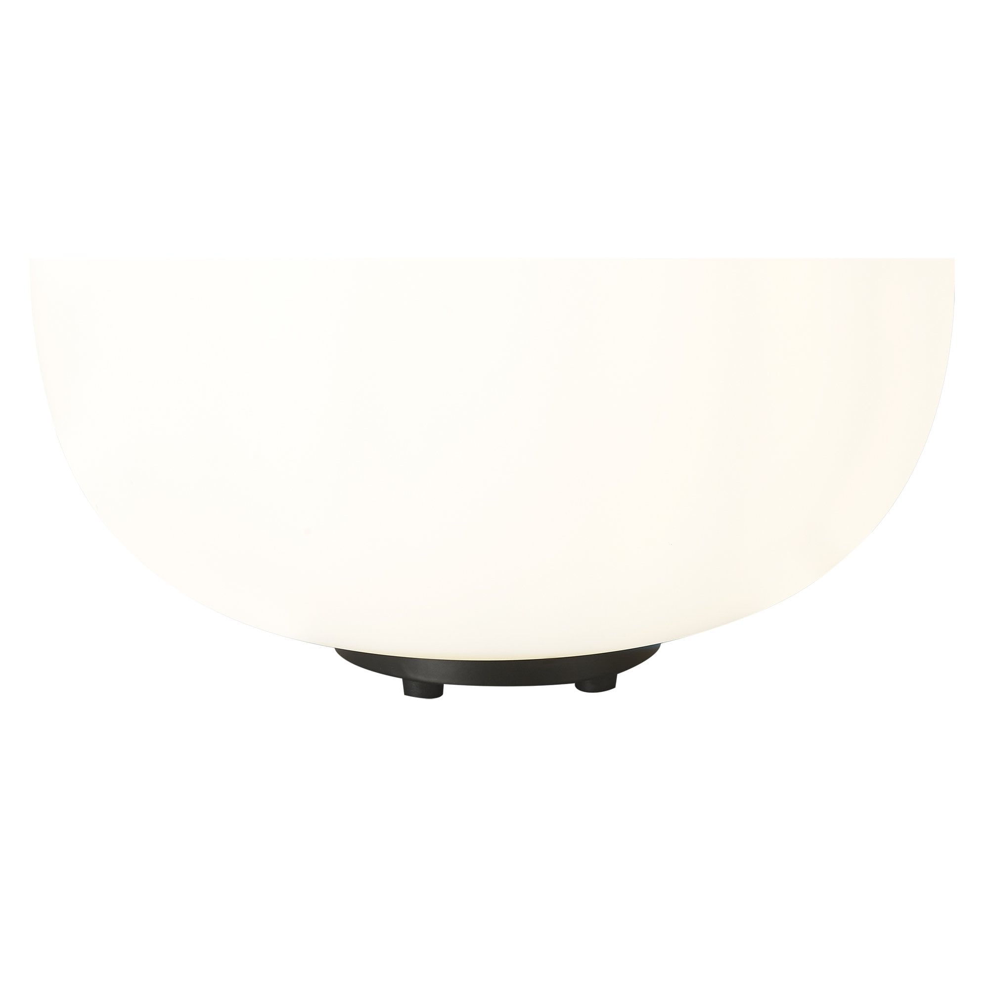 NL86449 Sabus 1 Light Table Lamp Matt Black Frosted White