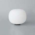 NL86449 Sabus 1 Light Table Lamp Matt Black Frosted White