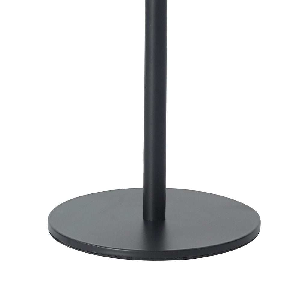 NL86459 Sabus 1 Light Table Lamp Matt Black Frosted White