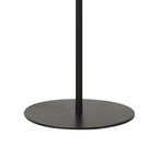 NL86469 Sabus 1 Light Floor Lamp Matt Black Frosted White