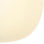 NL86519 Sabus 1 Light Flush Ceiling Light Satin Gold Frosted White