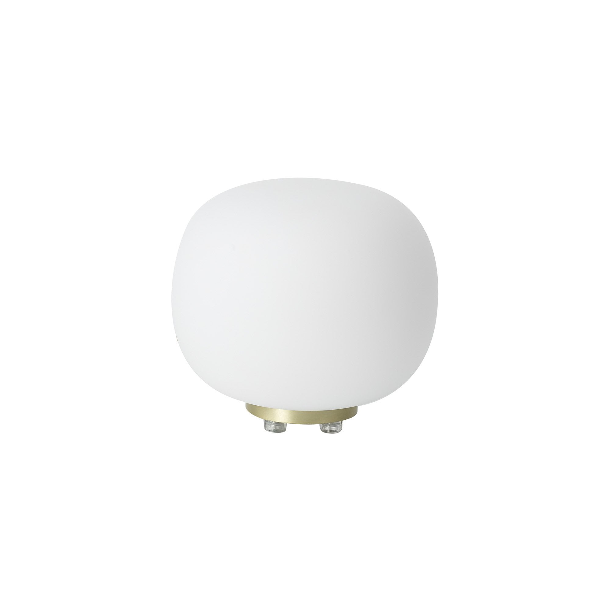 NL86529 Sabus 1 Light Table Lamp Satin Gold Frosted White