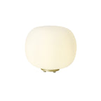 NL86539 Sabus 1 Light Table Lamp Satin Gold Frosted White