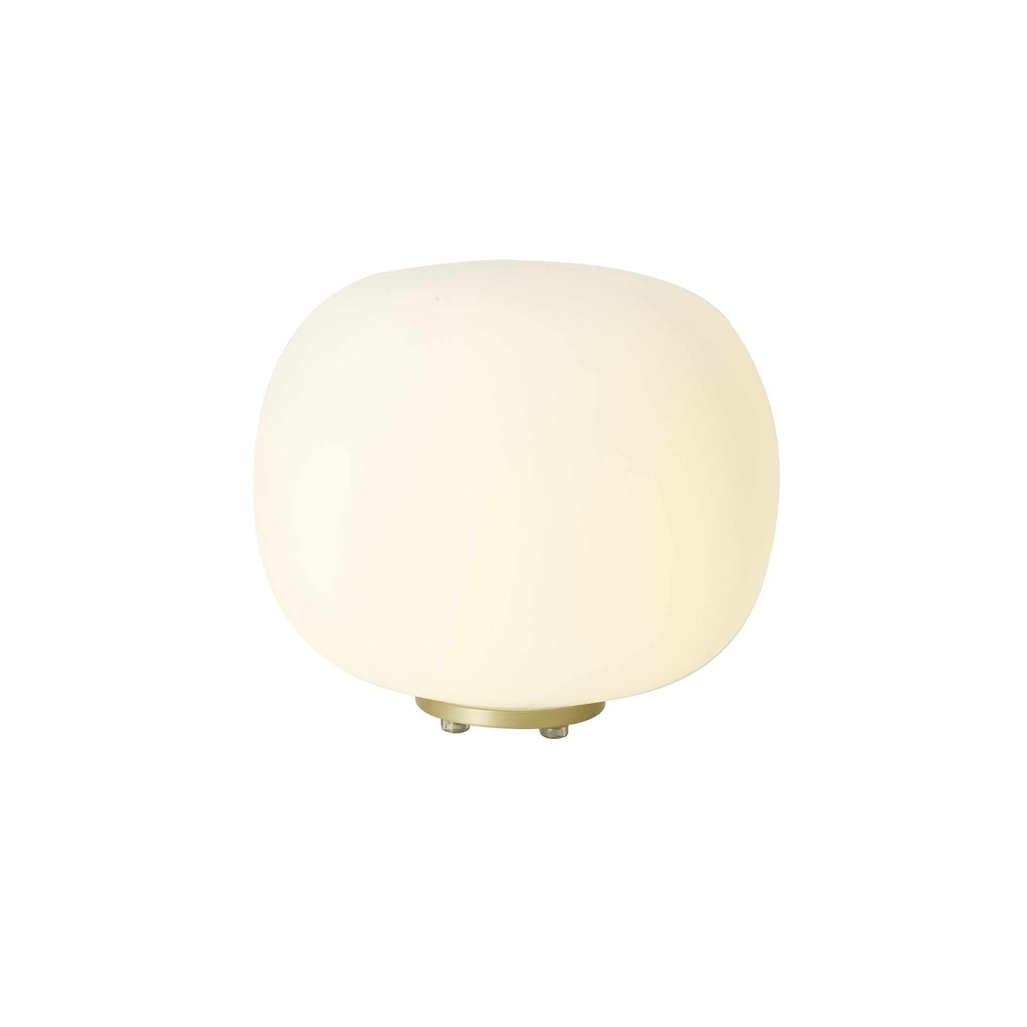 NL86539 Sabus 1 Light Table Lamp Satin Gold Frosted White