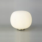 NL86539 Sabus 1 Light Table Lamp Satin Gold Frosted White