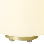 NL86539 Sabus 1 Light Table Lamp Satin Gold Frosted White