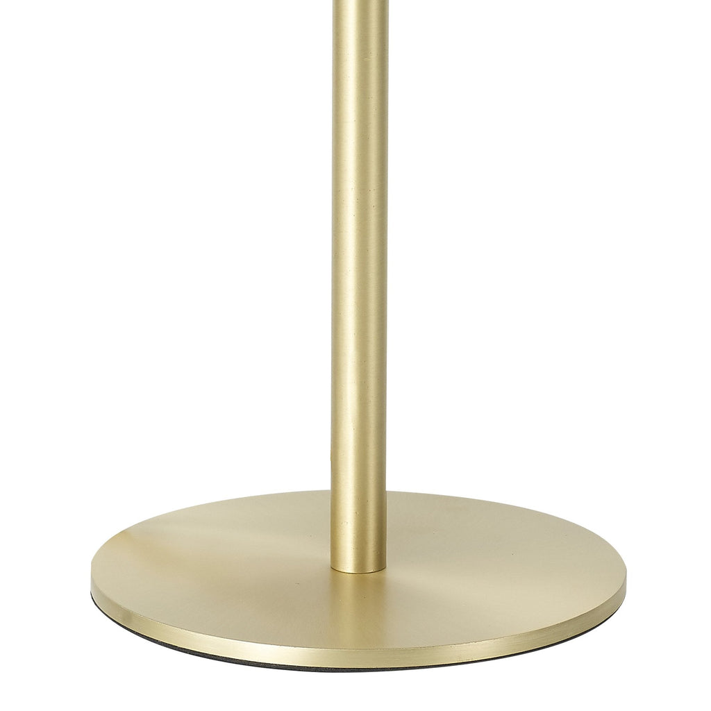 NL86549 Sabus 1 Light Table Lamp Satin Gold Frosted White