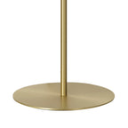 NL86559 Sabus 1 Light Floor Lamp Satin Gold Frosted White