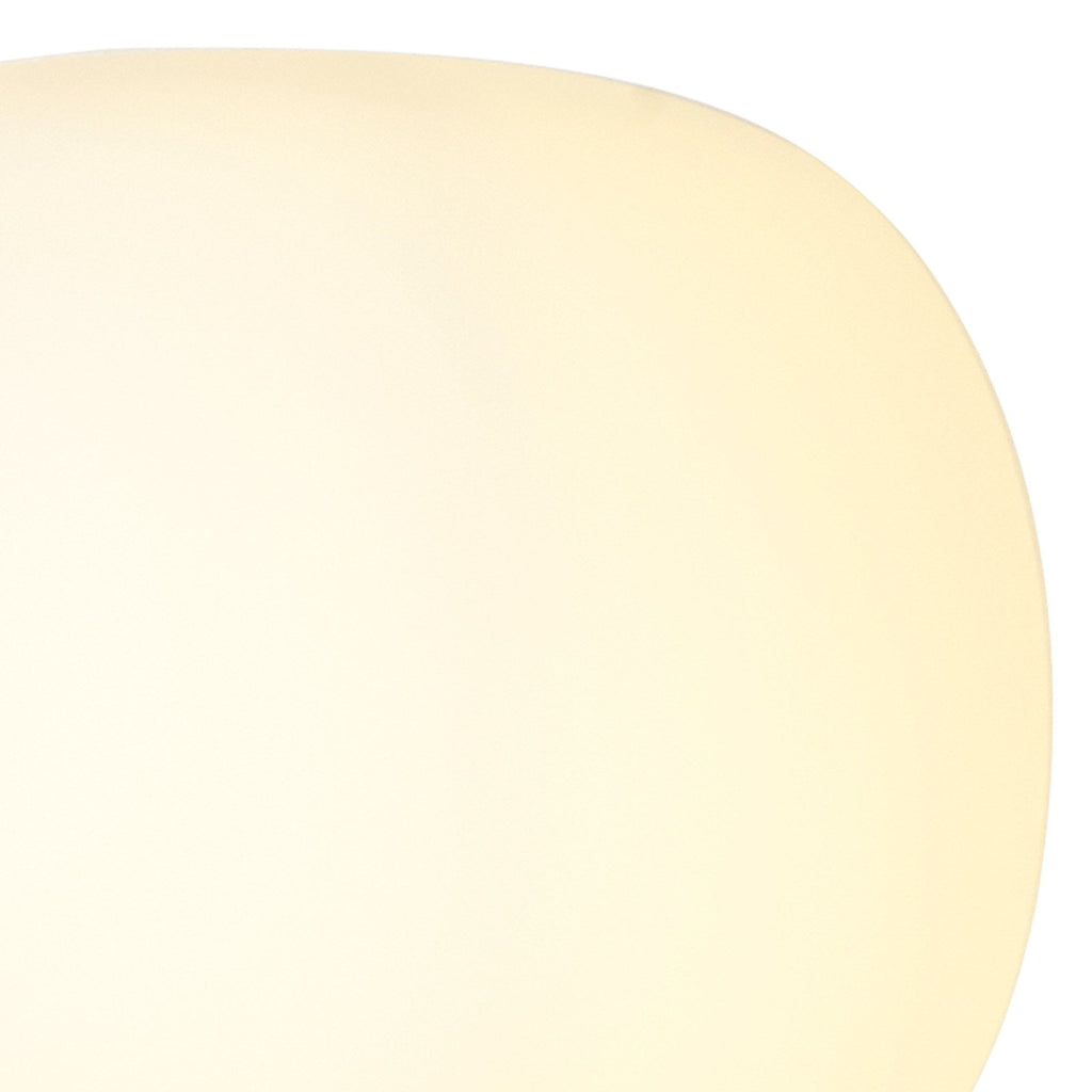 NL86559 Sabus 1 Light Floor Lamp Satin Gold Frosted White