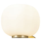 NL86569 Sabus 1 Light Wall Light Satin Gold Frosted White