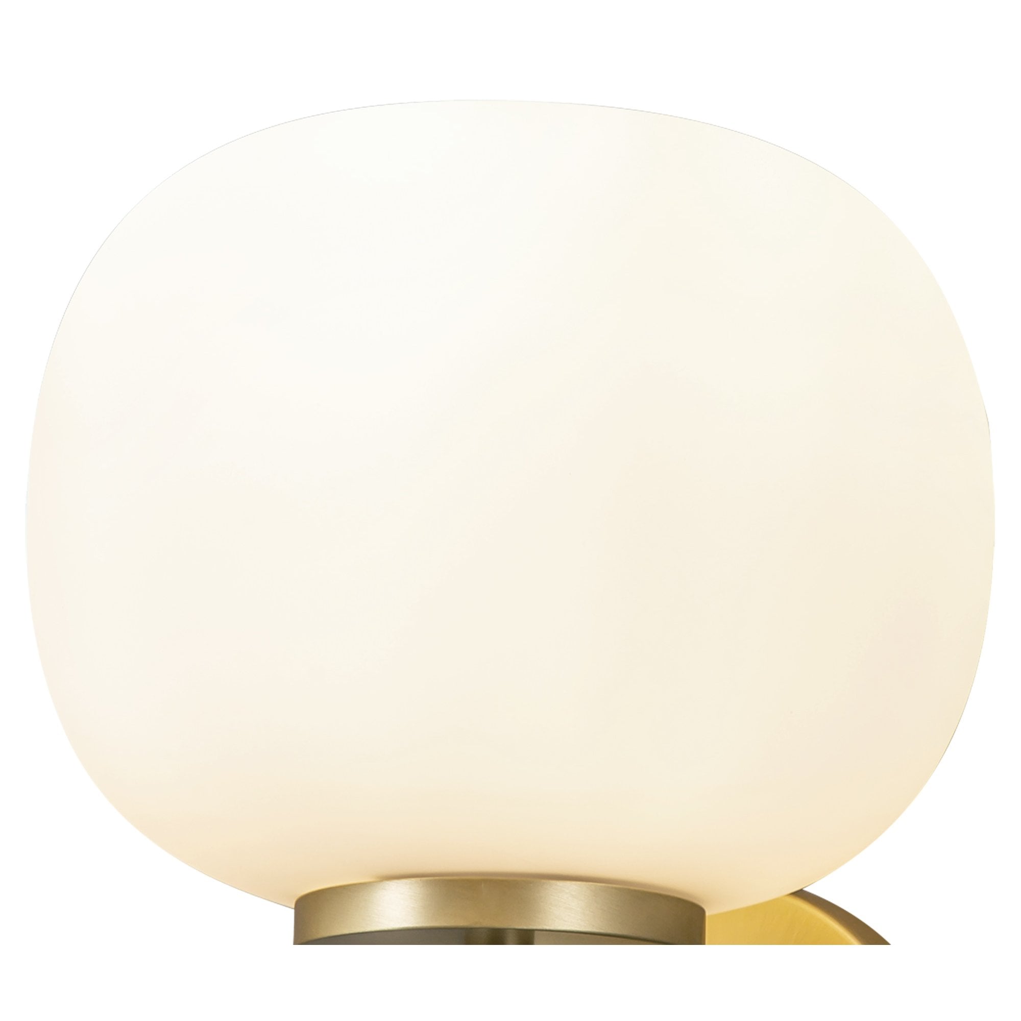 NL86569 Sabus 1 Light Wall Light Satin Gold Frosted White