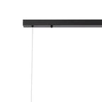 NL9040/SM9 Prague 9 Light Linear Pendant Satin Black Smoke Plated