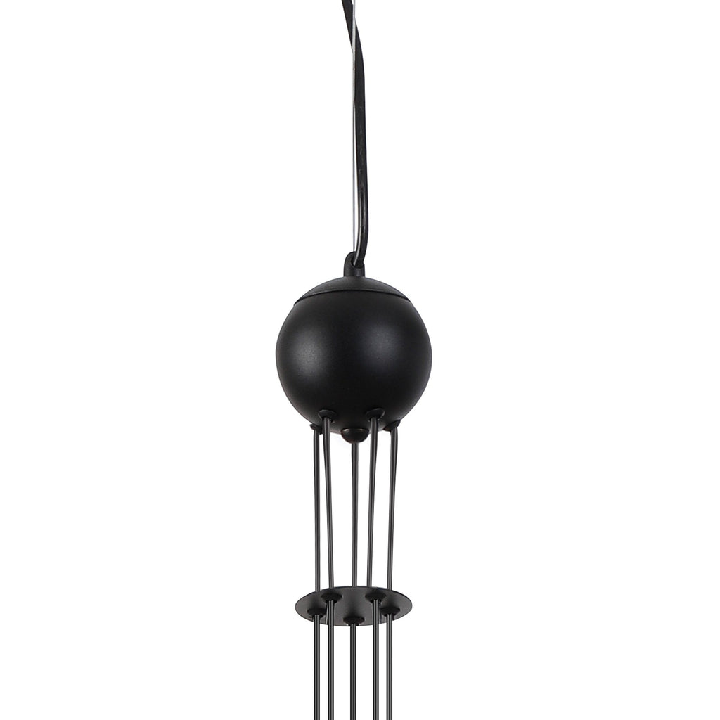 NL9042/OP9 Prague 5 Light Pendant Satin Black Opal