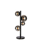 NL9047/CH9 Prague 4 Light Table Lamp Satin Black Chrome Plated