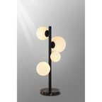 NL9047/OP9 Prague 4 Light Table Lamp Satin Black Opal