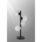 NL9047/OP9 Prague 4 Light Table Lamp Satin Black Opal