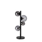 NL9047/SM9 Prague 4 Light Table Lamp Satin Black Smoke Plated