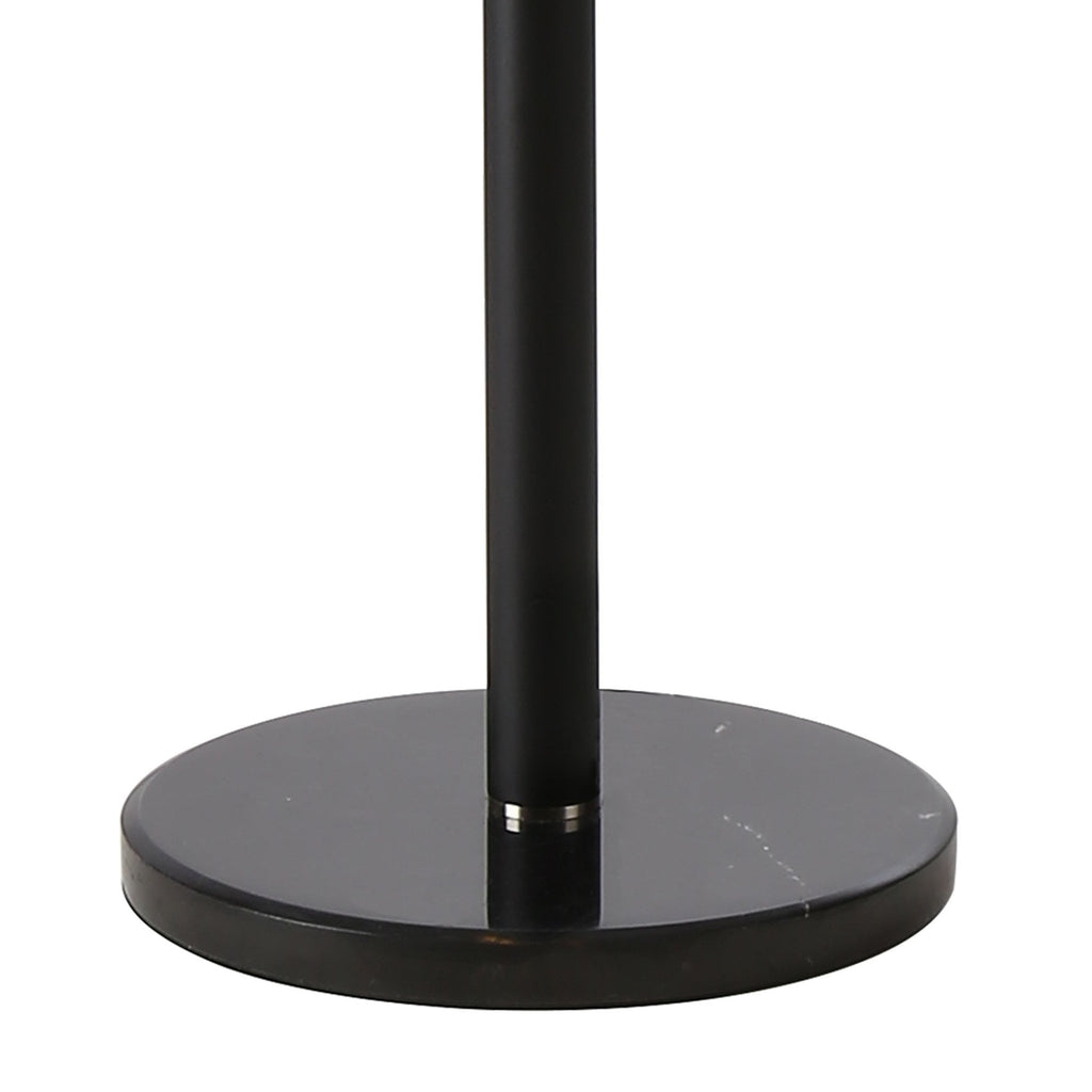NL9048/SM9 Prague 11 Light Floor Lamp Satin Black Smoke Plated