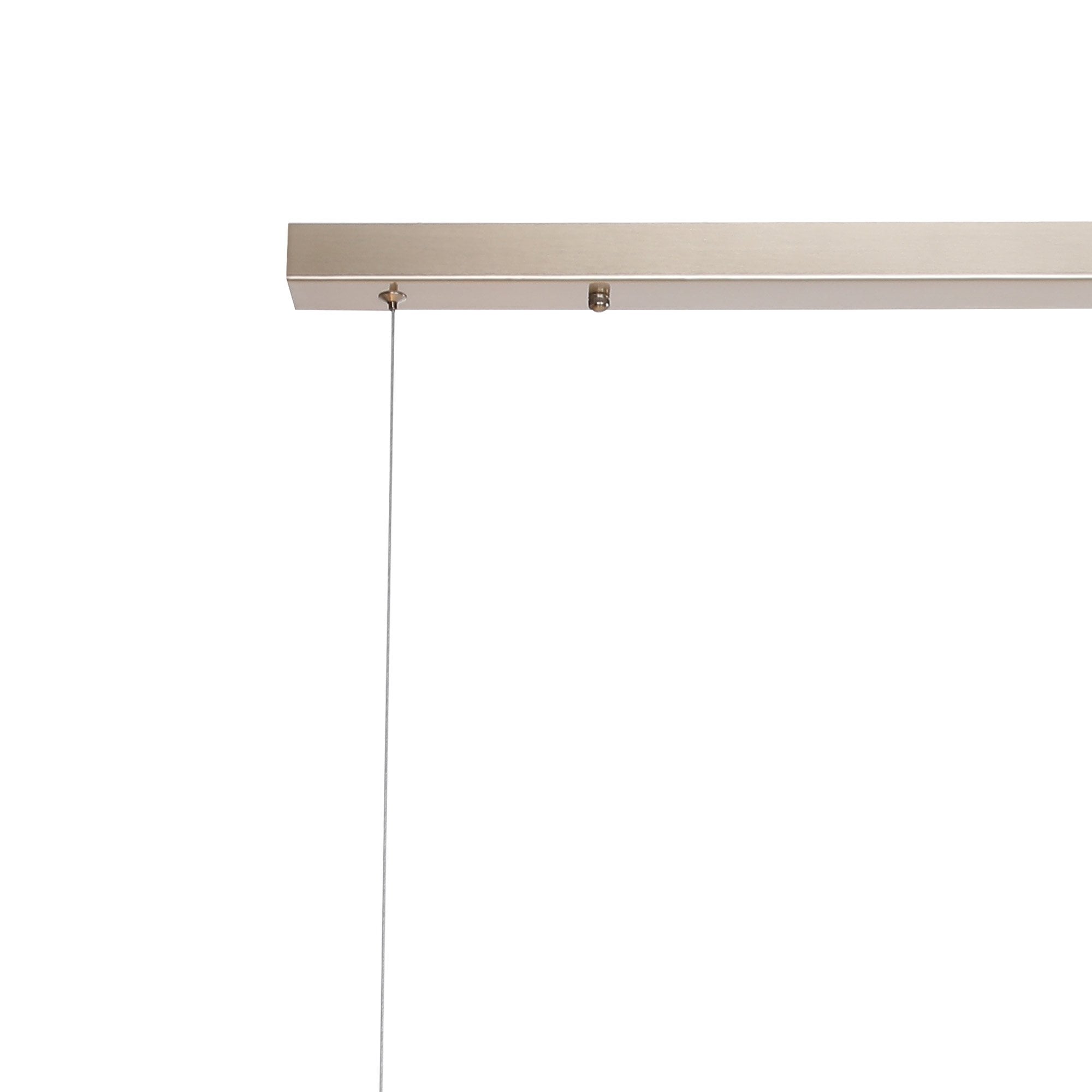 NL9058/OP9 Prague 9 Light Linear Pendant Satin Nickel Opal