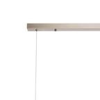 NL9058/SM9 Prague 9 Light Linear Pendant Satin Nickel Smoke Plated