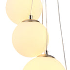 NL9060/OP9 Prague 5 Light Pendant Satin Nickel Opal