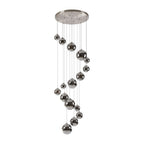 NL9061/CH9 Prague 16 Light Pendant Satin Nickel Chrome Plated