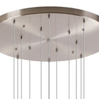 NL9061/CH9 Prague 16 Light Pendant Satin Nickel Chrome Plated