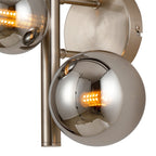NL9063/CH9 Prague 3 Light Wall Light Satin Nickel Chrome Plated