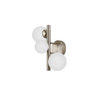 NL9063/OP9 Prague 3 Light Wall Light Satin Nickel Opal