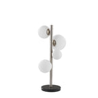NL9065/OP9 Prague 4 Light Table Lamp Satin Nickel Opal