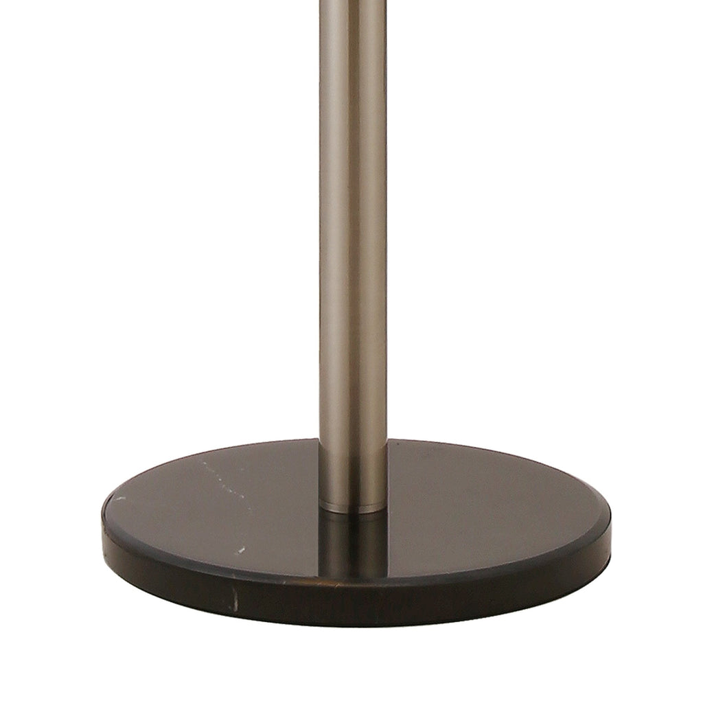 NL9066/OP9 Prague 11 Light Floor Lamp Satin Nickel Opal