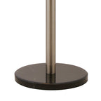 NL9066/OP9 Prague 11 Light Floor Lamp Satin Nickel Opal