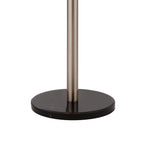 NL9066/SM9 Prague 11 Light Floor Lamp Satin Nickel Smoke Plated