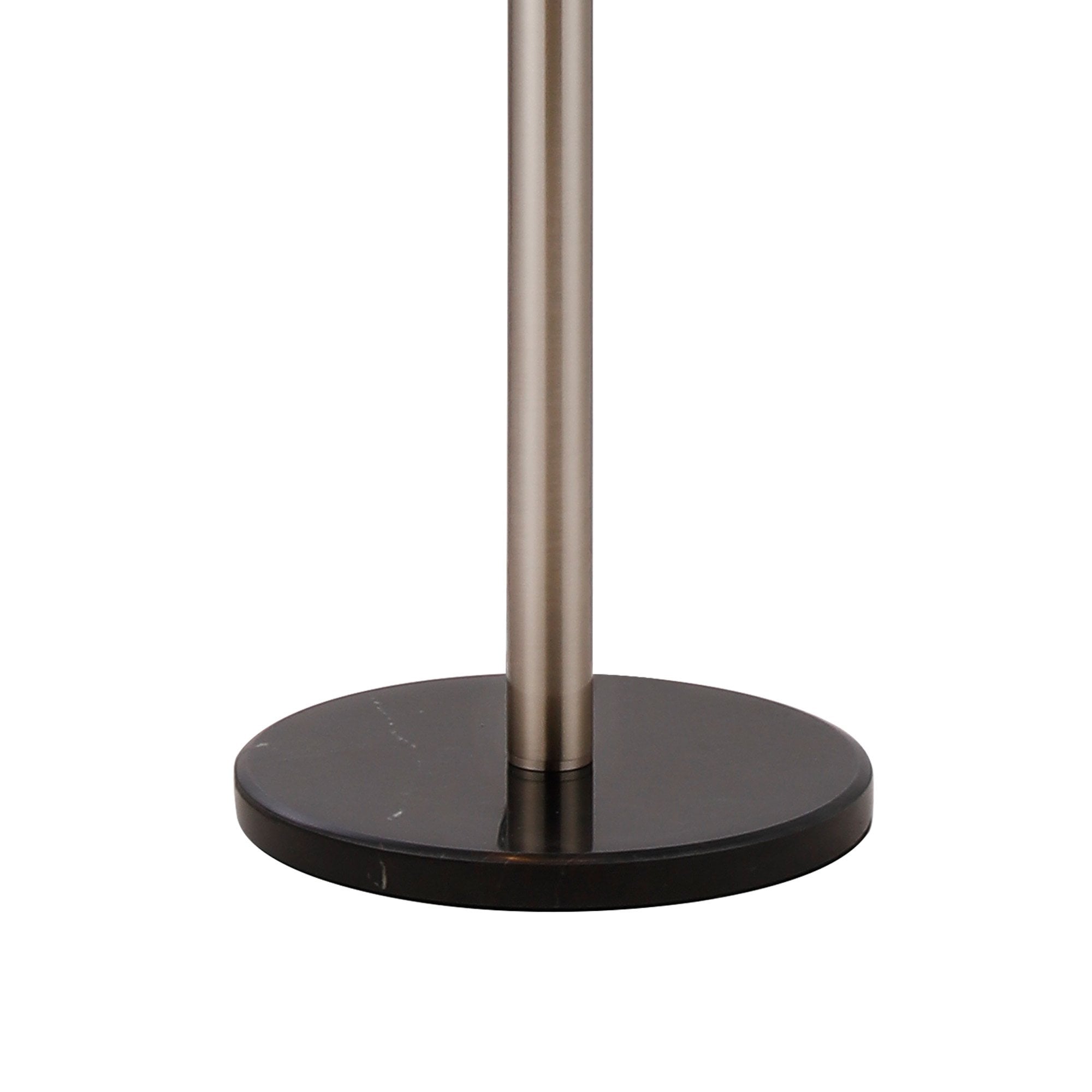 NL9066/SM9 Prague 11 Light Floor Lamp Satin Nickel Smoke Plated