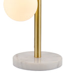 NL9326/OP9 Prague 4 Light Table Lamp Satin Gold Opal