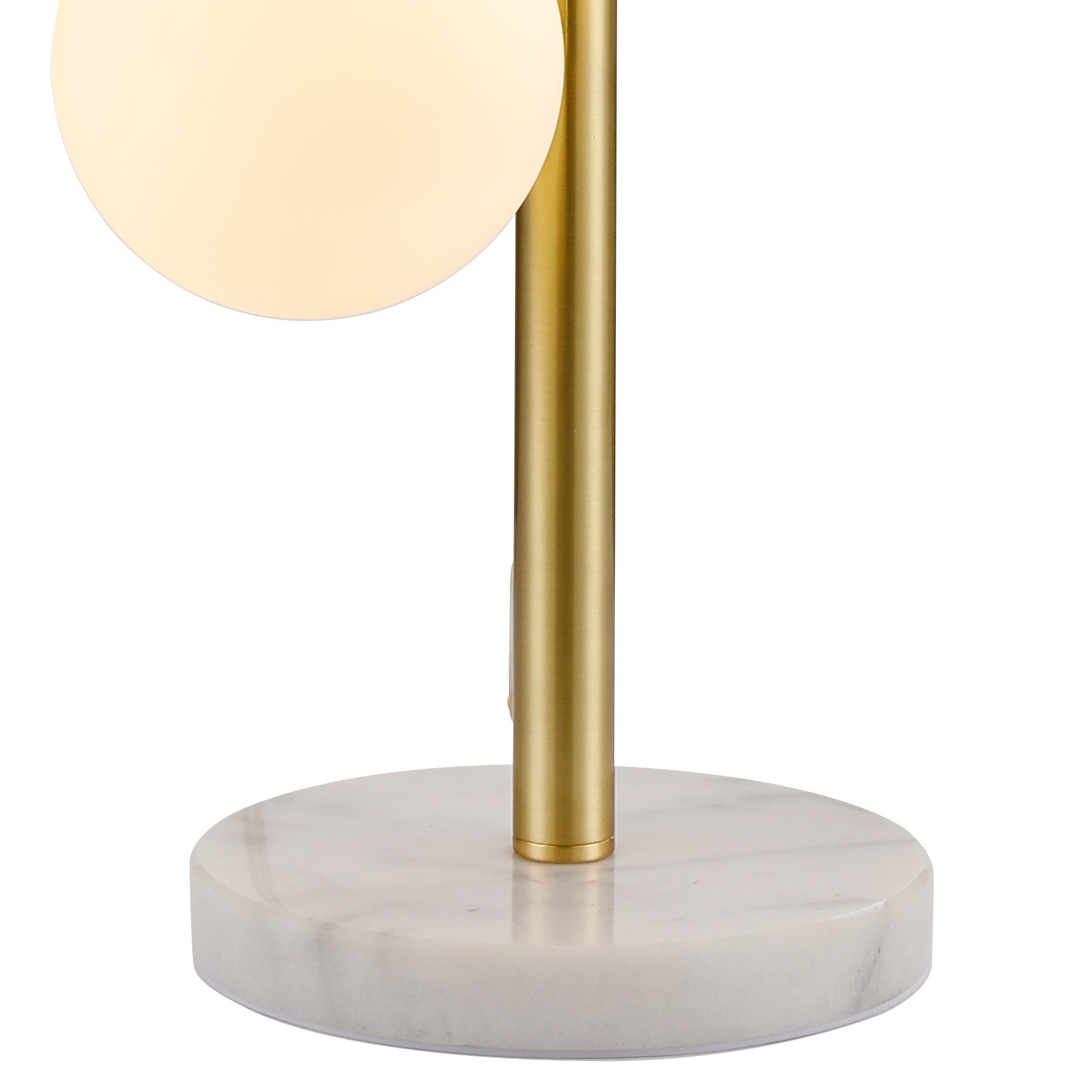 NL9326/OP9 Prague 4 Light Table Lamp Satin Gold Opal