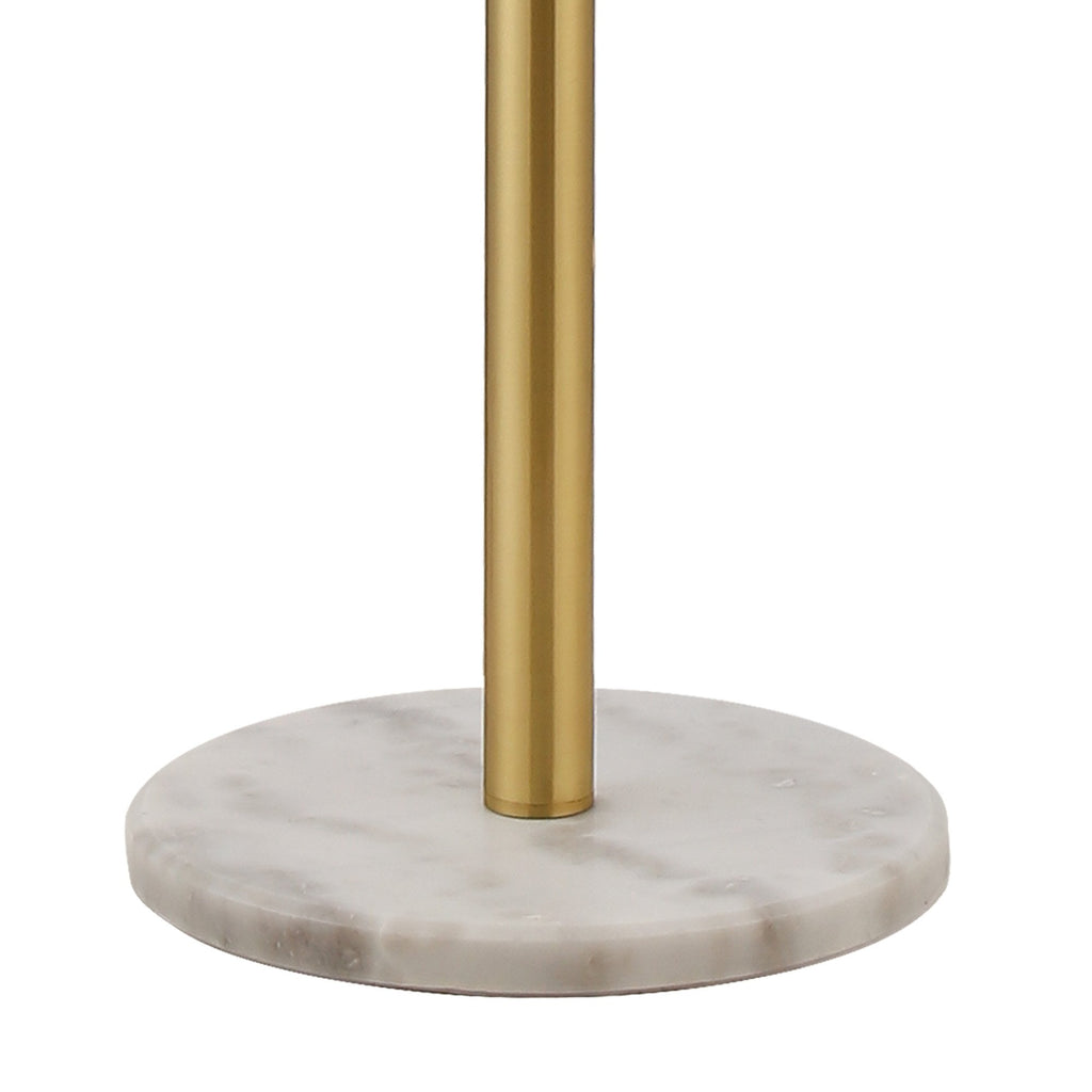 NL9327/OP9 Prague 11 Light Floor Lamp Satin Gold Opal