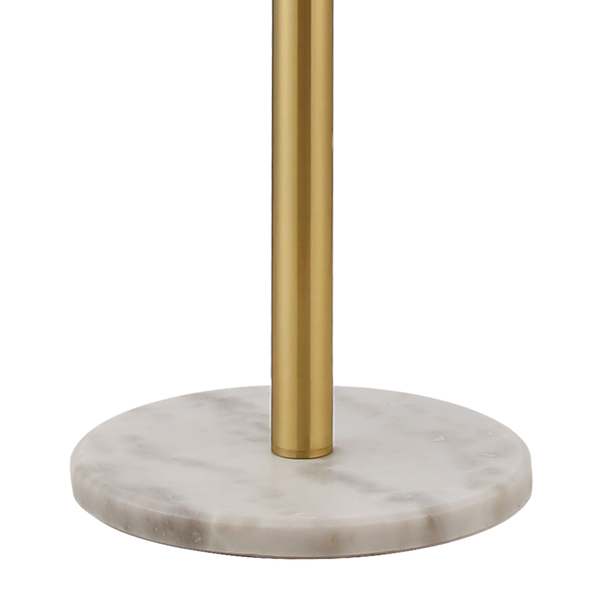Prague 11 Light Floor  Lamp Satin Gold Opal