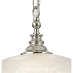 NL86029 Sakkas 1 Light Pendant/Ceiling Light Polished Nickel