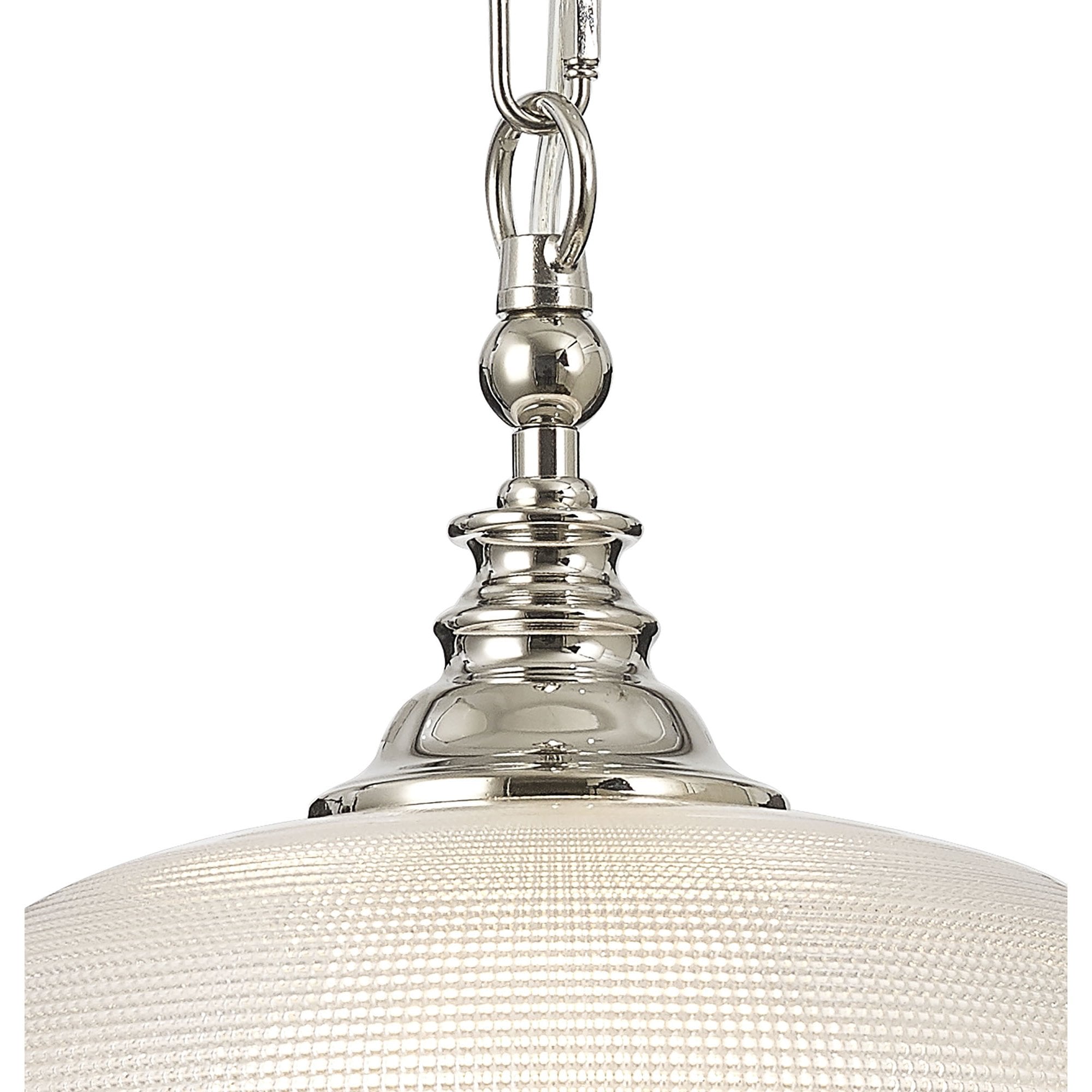 NL86029 Sakkas 1 Light Pendant/Ceiling Light Polished Nickel
