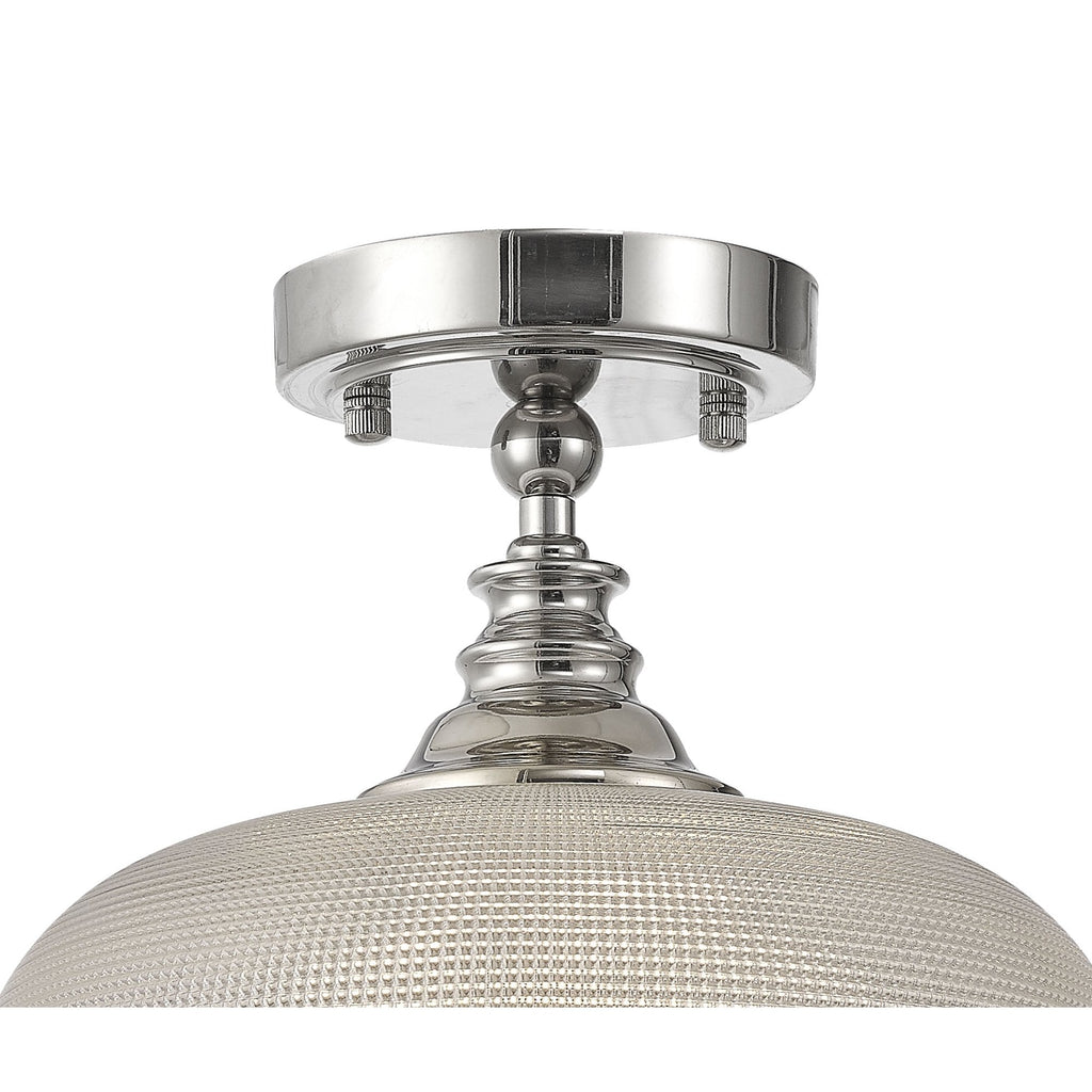 NL86029 Sakkas 1 Light Pendant/Ceiling Light Polished Nickel