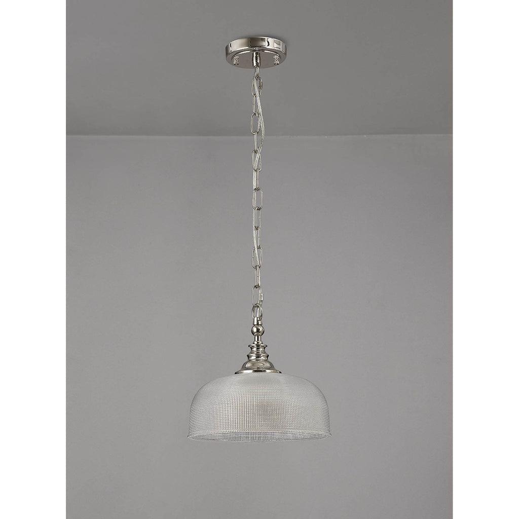 NL86029 Sakkas 1 Light Pendant/Ceiling Light Polished Nickel