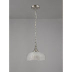 NL86029 Sakkas 1 Light Pendant/Ceiling Light Polished Nickel
