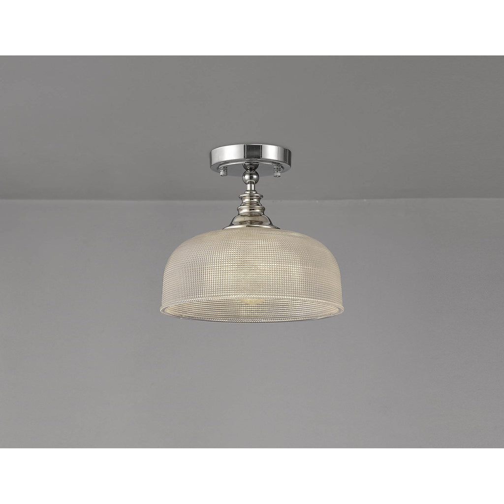 NL86029 Sakkas 1 Light Pendant/Ceiling Light Polished Nickel