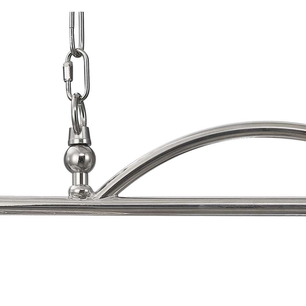 NL86039 Sakkas 2 Light Pendant/Ceiling Light Polished Nickel