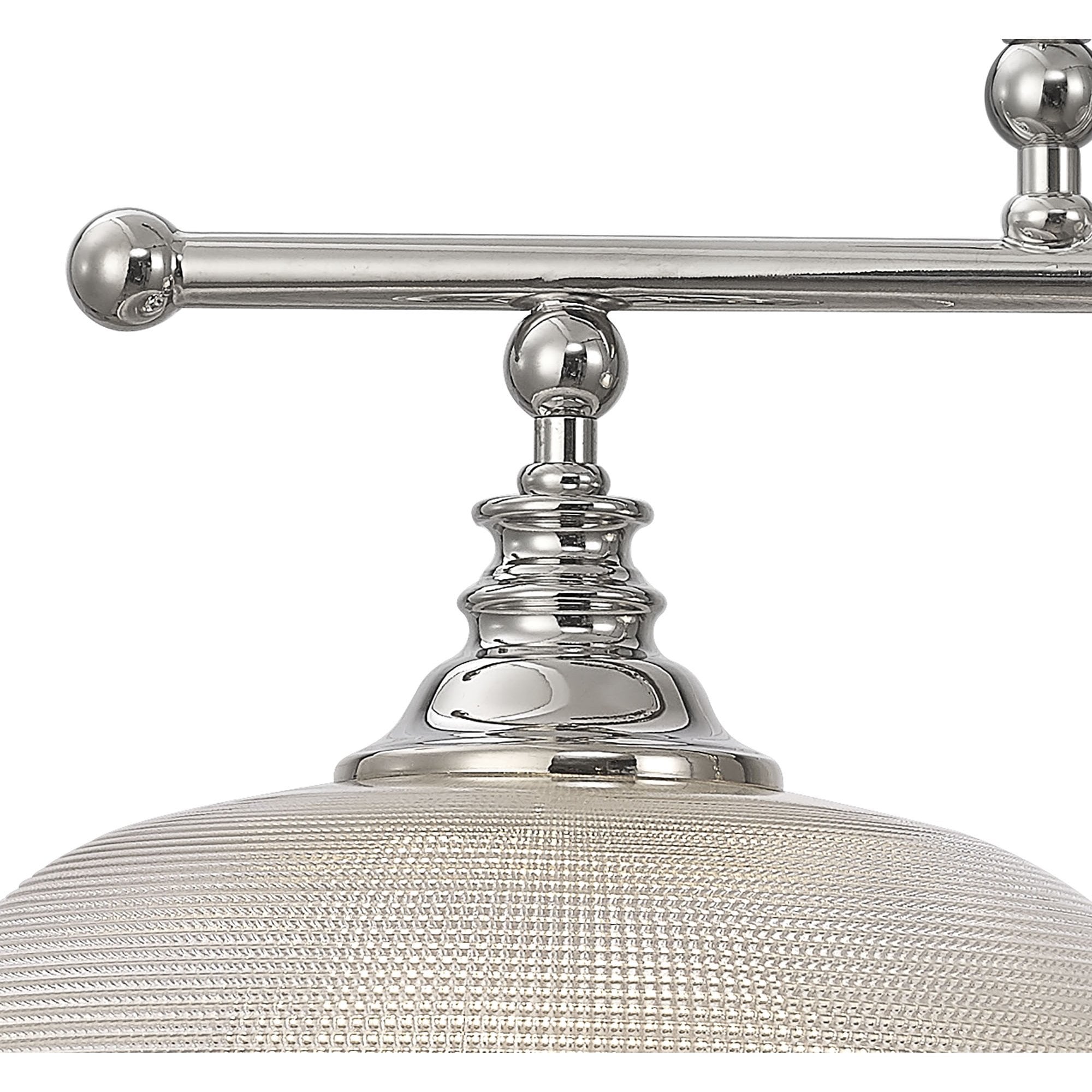 NL86039 Sakkas 2 Light Pendant/Ceiling Light Polished Nickel