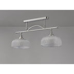 NL86039 Sakkas 2 Light Pendant/Ceiling Light Polished Nickel