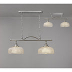 NL86039 Sakkas 2 Light Pendant/Ceiling Light Polished Nickel