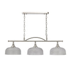 NL86049 Sakkas 3 Light Pendant/Ceiling Light Polished Nickel